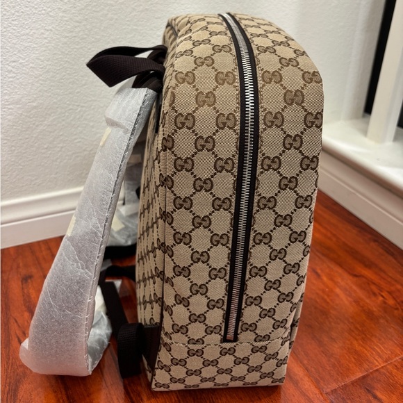 (GUCCI) Canvas Rucksack Backpack - Picture 2 of 6